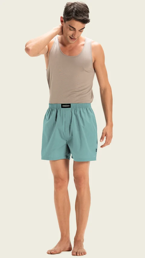 BREEEZE Ultra-light Boxer Shorts Relaxed Green