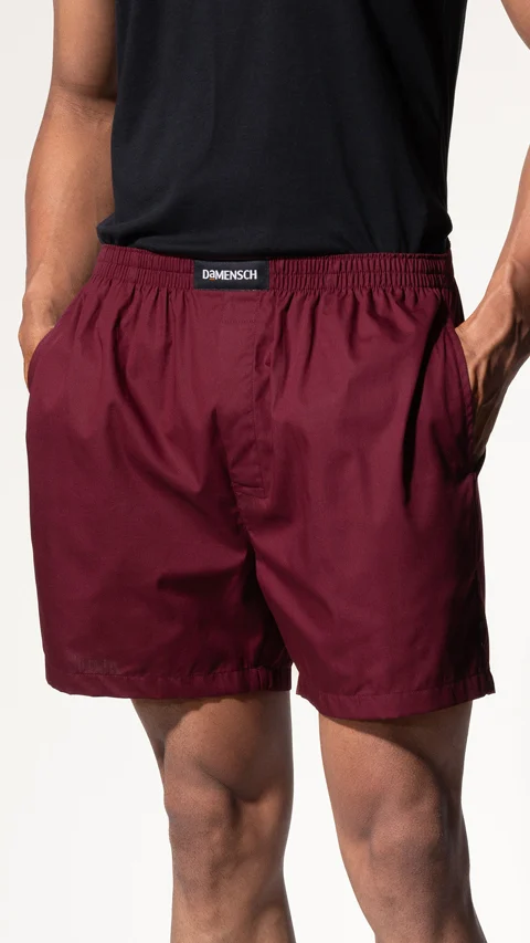 BREEEZE Ultra-light Boxer Shorts Vintage Wine