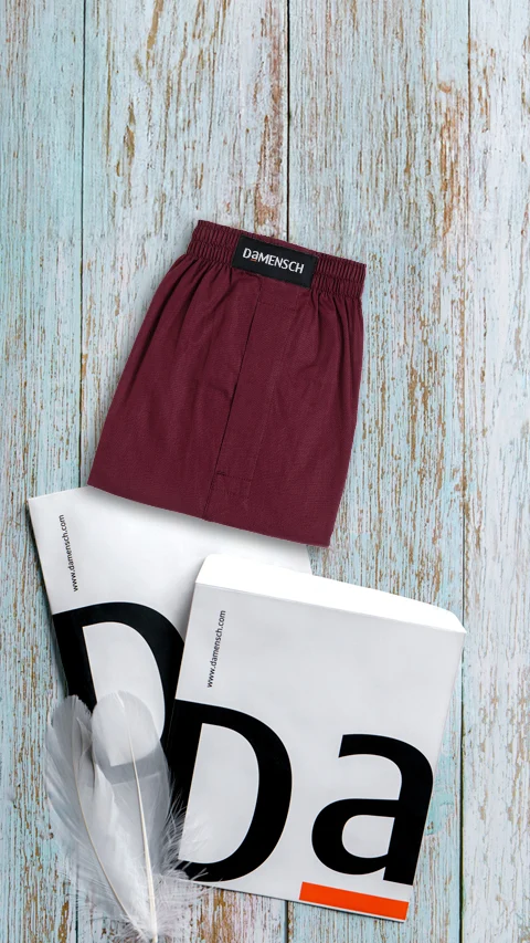 BREEEZE Ultra-light Boxer Shorts Vintage Wine