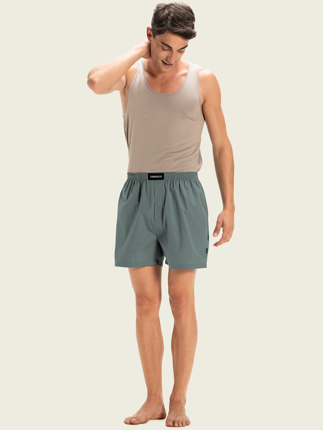 BREEEZE Ultra-light Boxer Shorts Relaxed Green