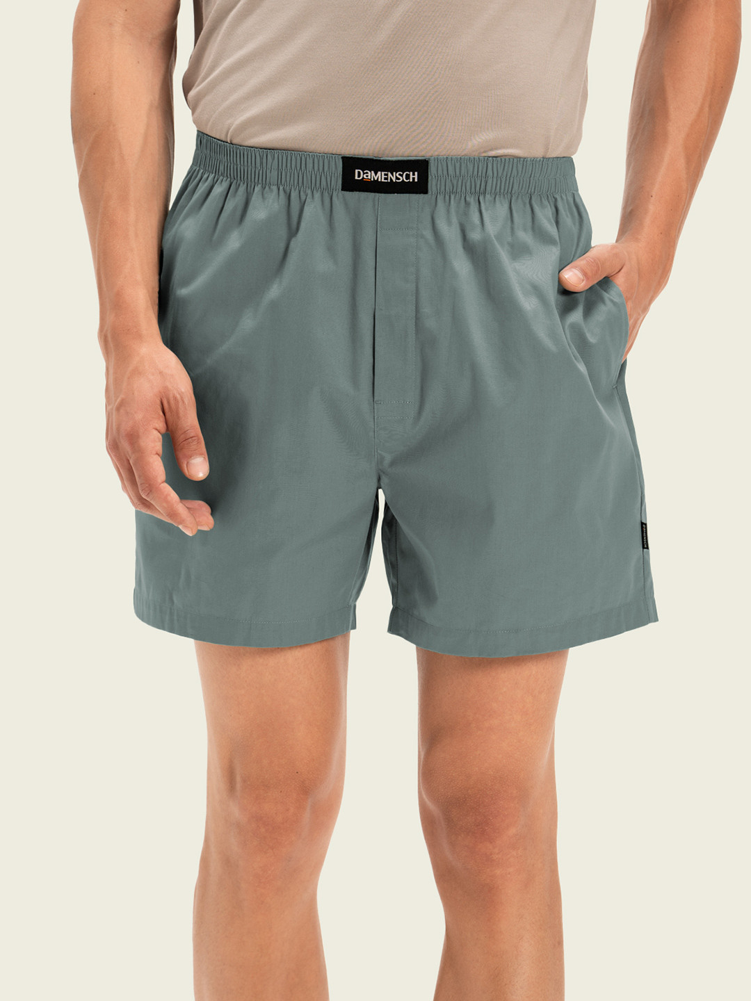 BREEEZE Ultra-light Boxer Shorts Relaxed Green