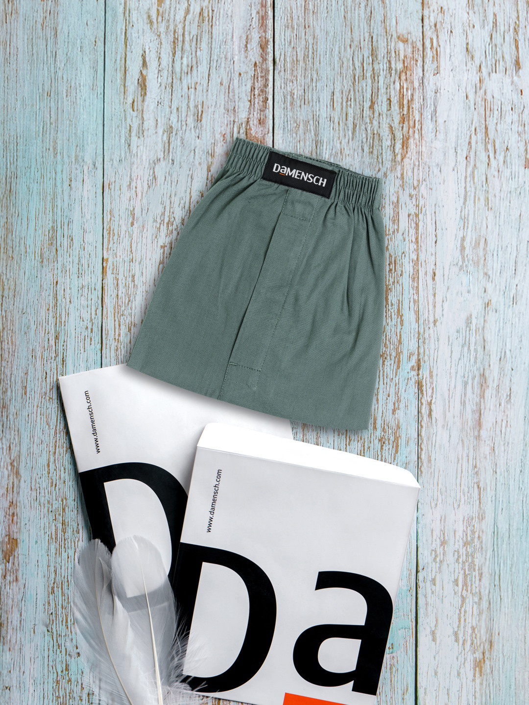 BREEEZE Ultra-light Boxer Shorts Relaxed Green