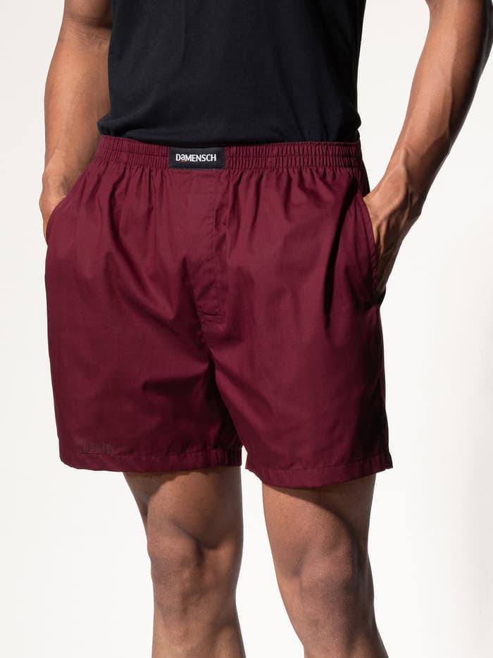 BREEEZE Ultra-light Boxer Shorts Vintage Wine