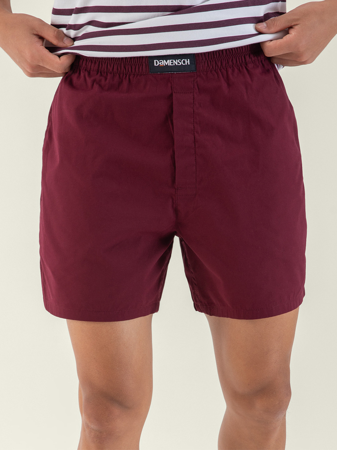 BREEEZE Ultra-light Boxer Shorts Vintage Wine