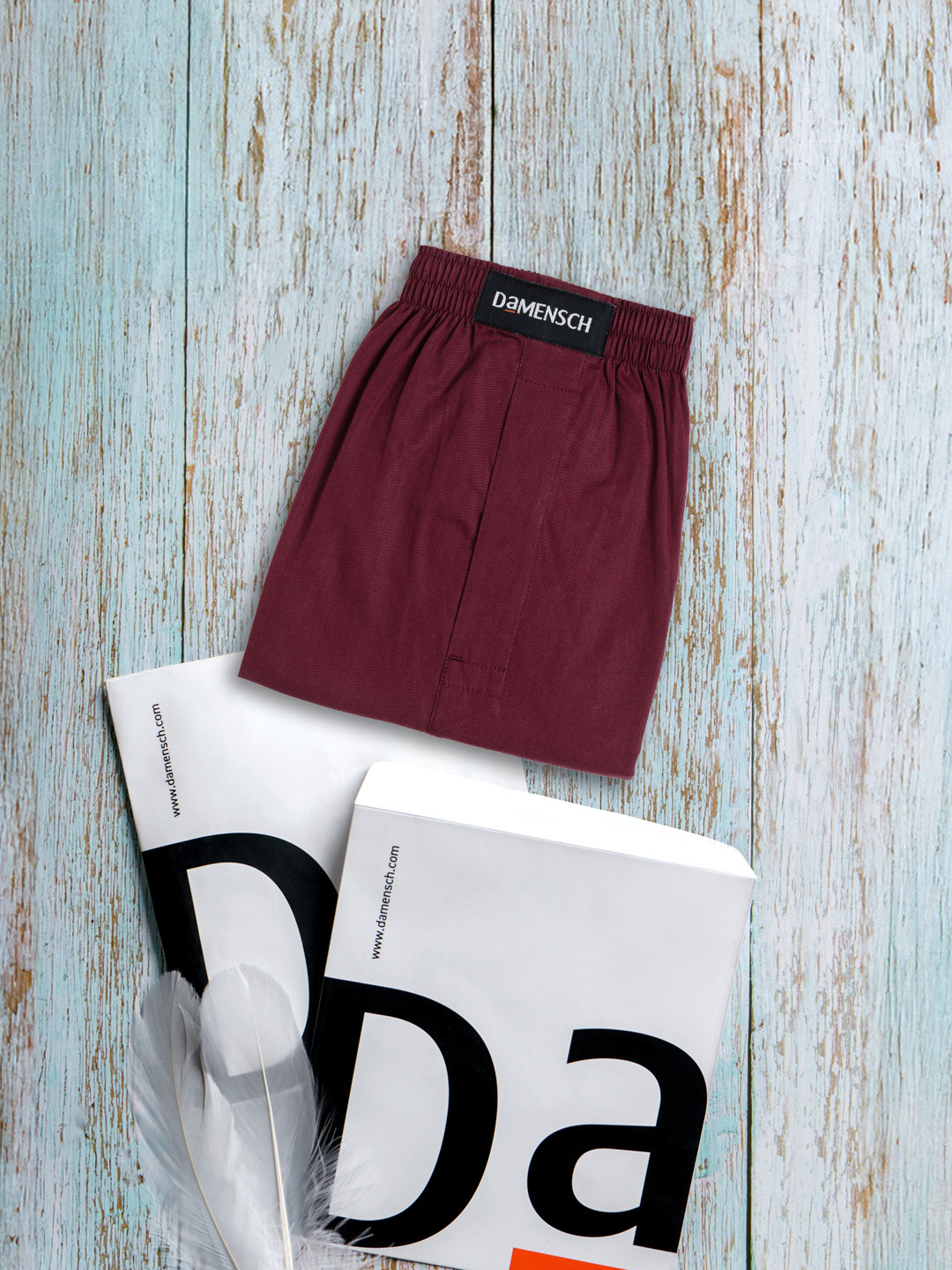 BREEEZE Ultra-light Boxer Shorts Vintage Wine