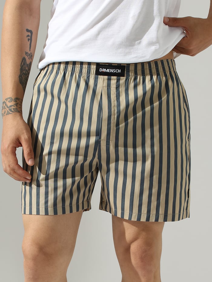 BREEEZE Ultra-light Boxer Shorts Banded Beige