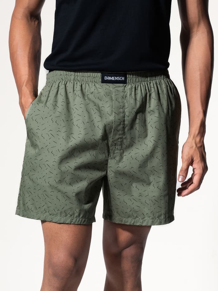 BREEEZE Ultra-light Boxer Shorts Dot Green