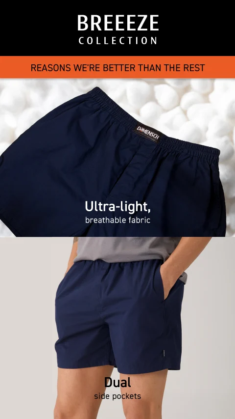 BREEEZE Ultra-light Boxer Shorts Colombo Blue