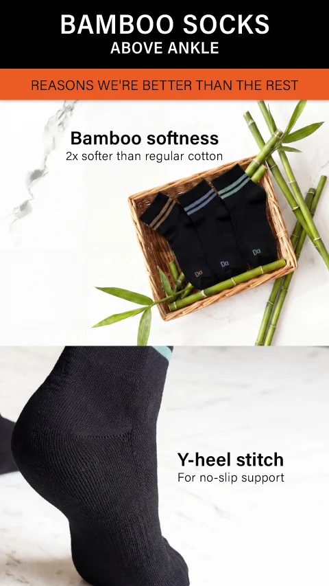 Bamboo Socks Above Strike White, Accent White, Sail White