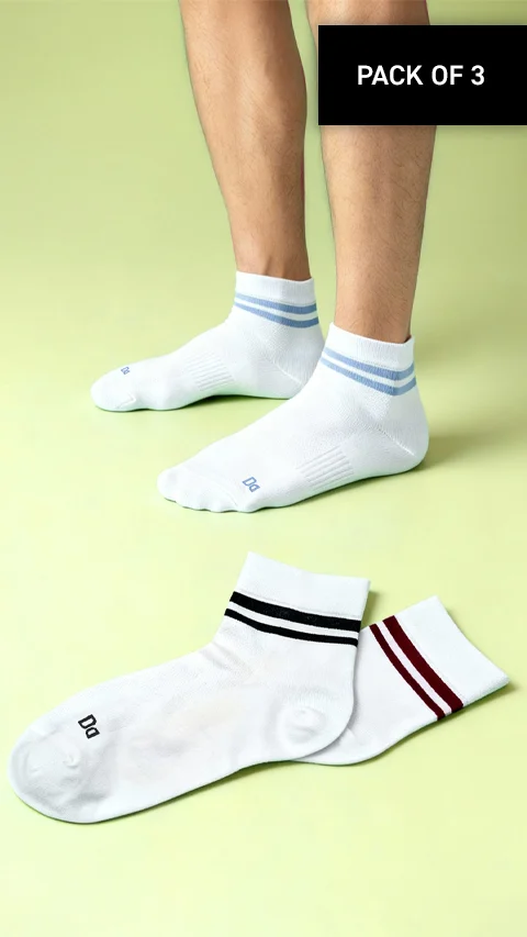 Bamboo Socks Above Strike White, Accent White, Sail White