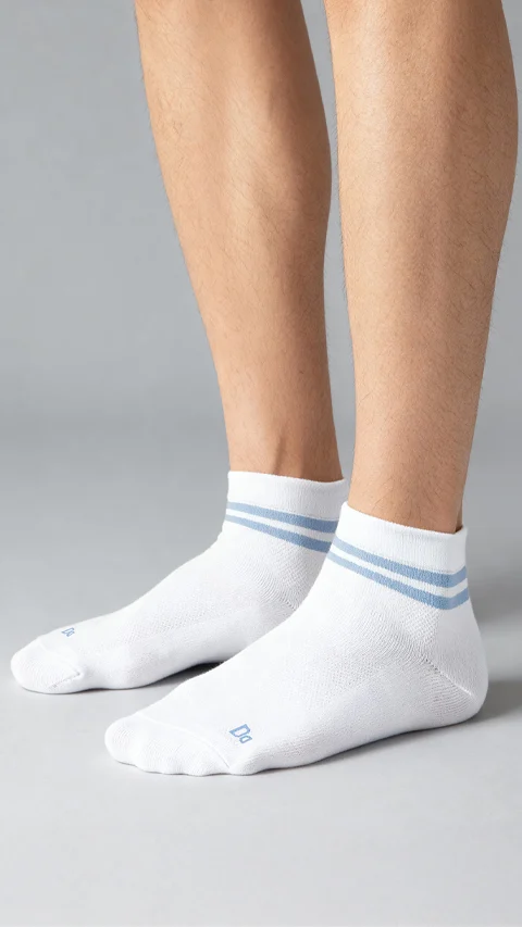 Bamboo Socks Above Strike White, Accent White, Sail White