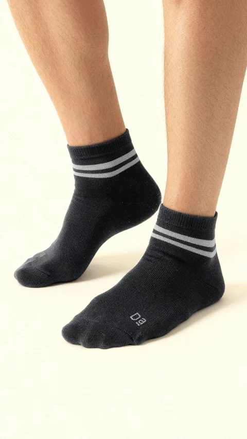 Aloe-Soft Above Ankle Socks Blade Black, Blade Grey, Blade Blue