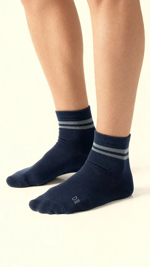 Aloe-Soft Above Ankle Socks Blade Black, Blade Grey, Blade Blue
