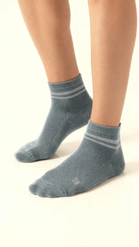 Aloe-Soft Above Ankle Socks Blade Black, Blade Grey, Blade Blue