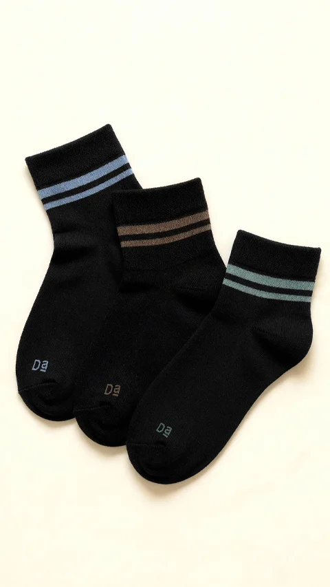 Aloe-Socks Above Ankle Socks Sail Black, Snake Black, Path Black