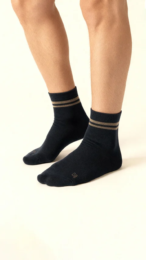 Aloe-Socks Above Ankle Socks Sail Black, Snake Black, Path Black