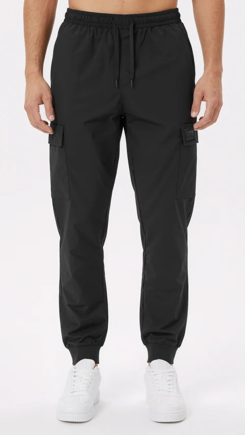 Araam Cargo Joggers Midnight Black