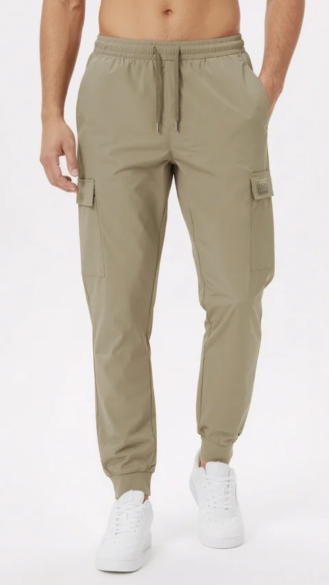 Araam Cargo Joggers Rustic Beige