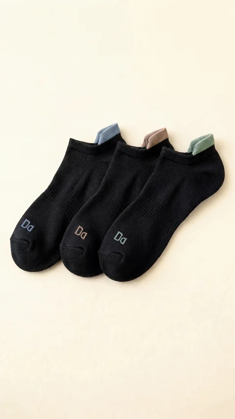 Bamboo Socks Below Ankle Path Black, Snake Black, Sail Black