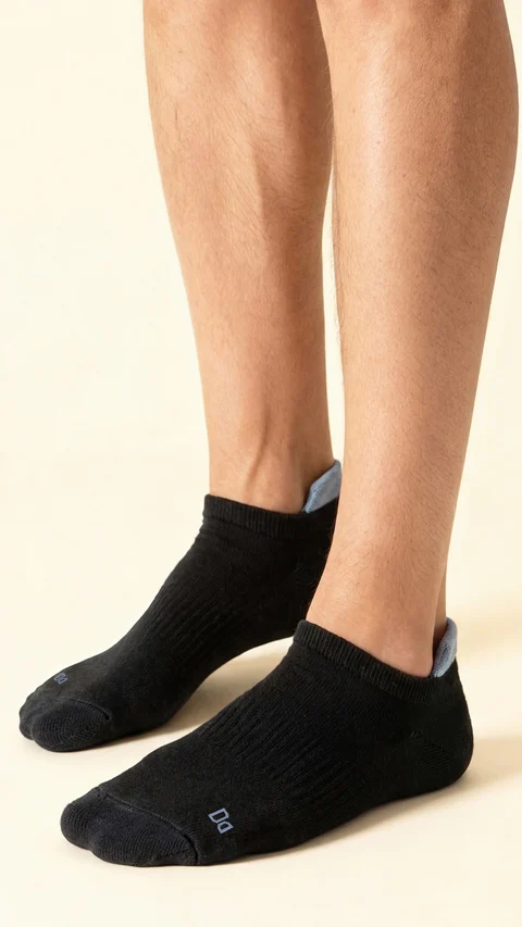 Bamboo Socks Below Ankle Path Black, Snake Black, Sail Black