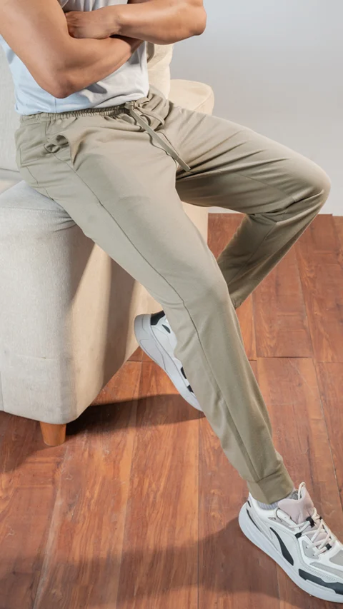 Lounge Jogger- Castle Beige