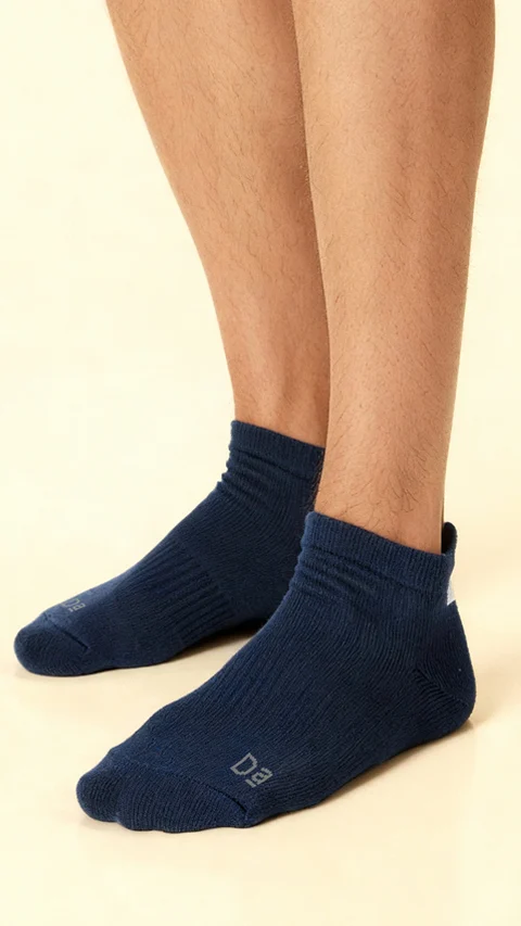 Aloe-Soft Below Ankle Socks Blade Black, Silver Grey, Silver Blue