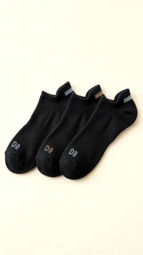 Aloe-Soft Below Ankle Socks Spark Black, Path Black, Snake Black