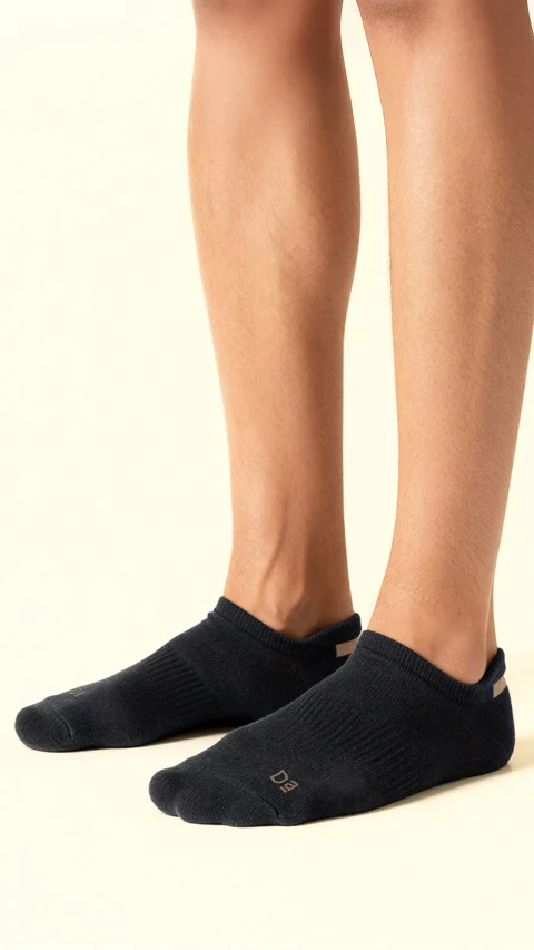 Aloe-Soft Below Ankle Socks Spark Black, Path Black, Snake Black