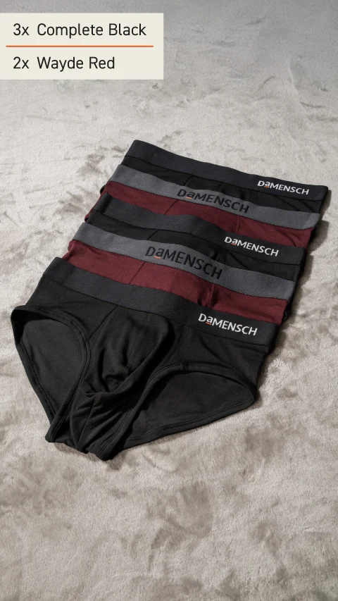 The Weekday Deo-Soft Briefs Box-H (Pack Of 5)
