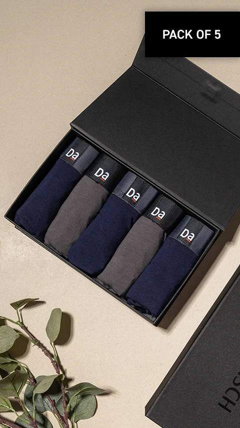The Weekday Deo-Soft Briefs Box-I (Pack Of 5)