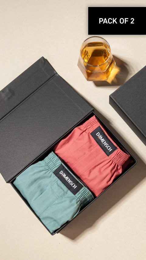 The Weekend Boxer Shorts Box-M (Pack of 2)
