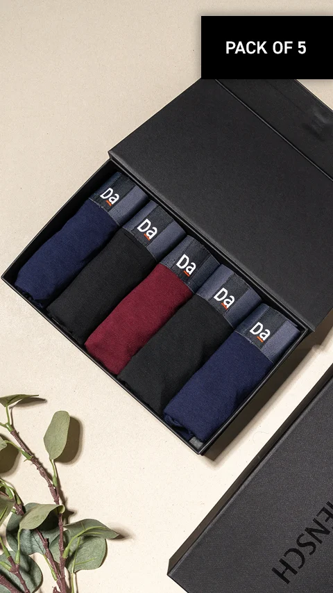 The Weekday Deo-Soft Briefs Box-G (Pack Of 5)