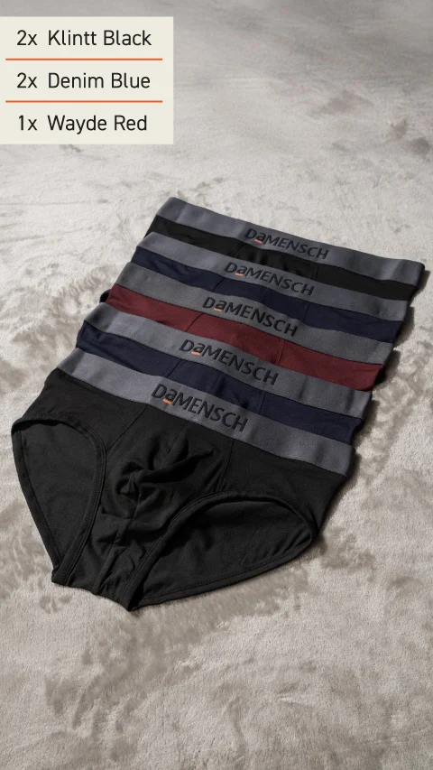 The Weekday Deo-Soft Briefs Box-G (Pack Of 5)