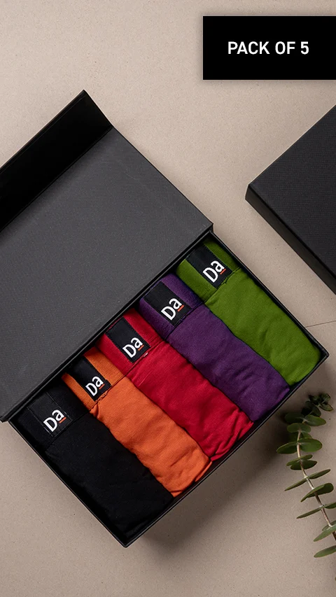 The Weekday Deo-Soft Trunks Box-G (Pack Of 5)
