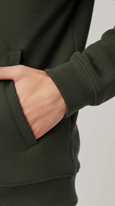 ReNEWd Ottoman Bomber Jacket Jungle Green