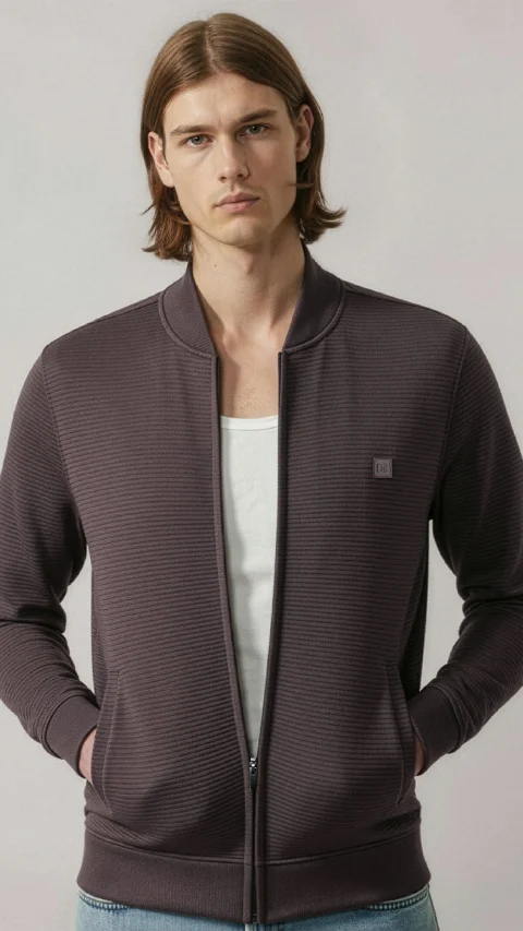 ReNEWd Ottoman Bomber Jackets Lush Brown