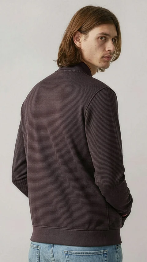 ReNEWd Ottoman Bomber Jackets Lush Brown