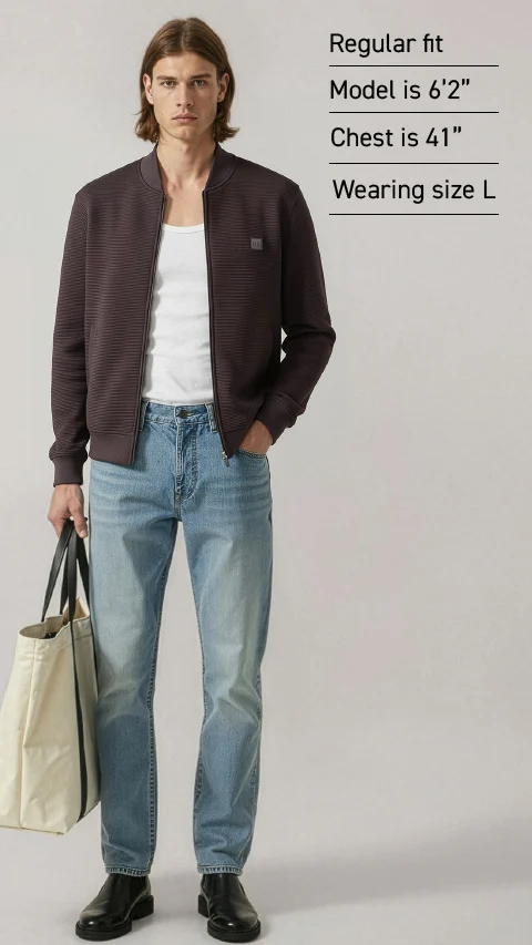 ReNEWd Ottoman Bomber Jackets Lush Brown