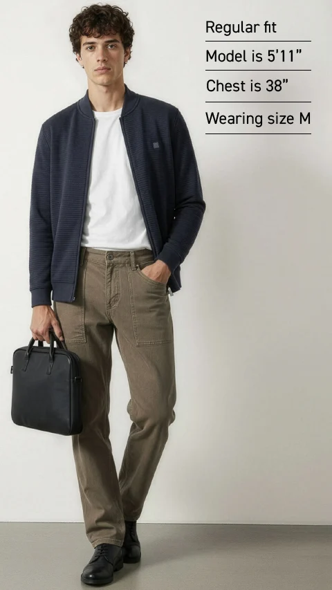 ReNEWd Ottoman Bomber Jacket Nomad Navy