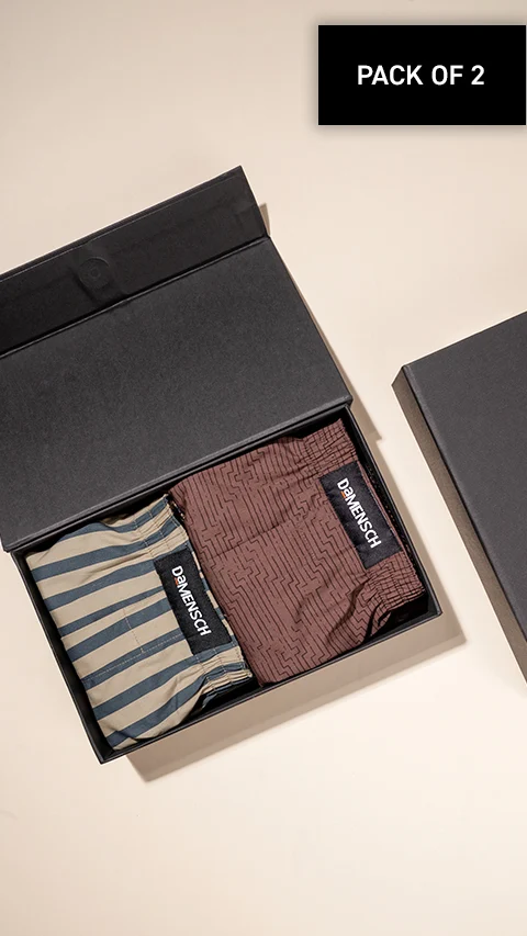 The Weekend Boxer Shorts Box-Q (Pack of 2)