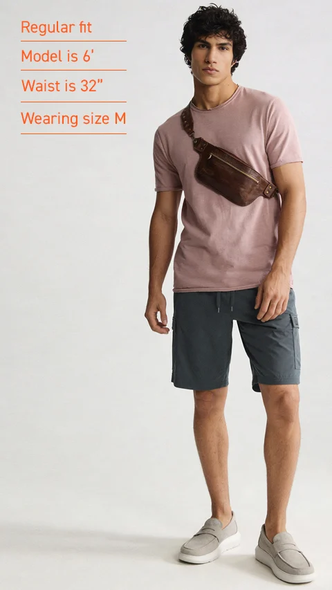 Araam Cargo Shorts Dusk Blue