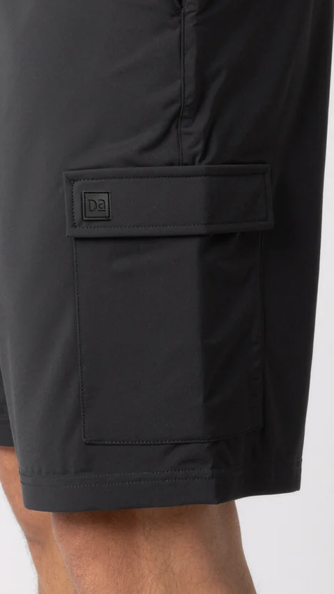 Araam Cargo Shorts Midnight Black