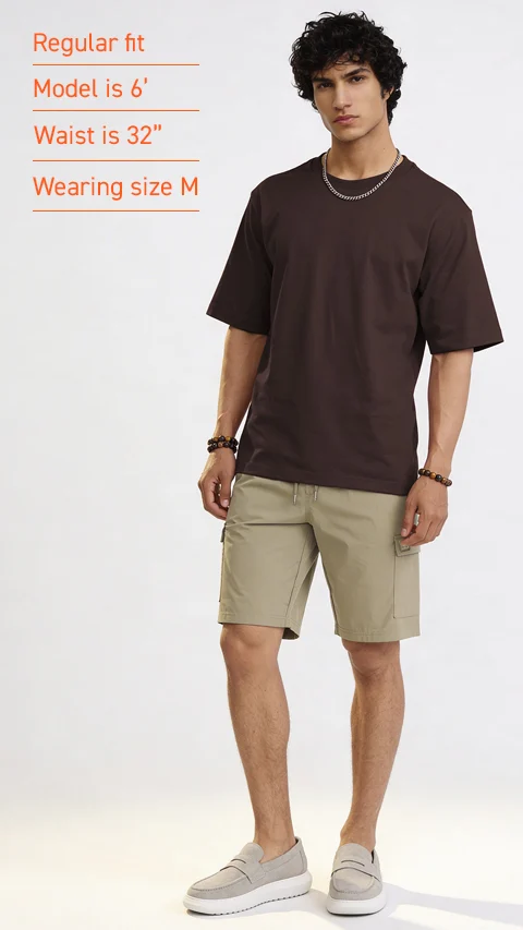 Araam Cargo Shorts Rustic Beige