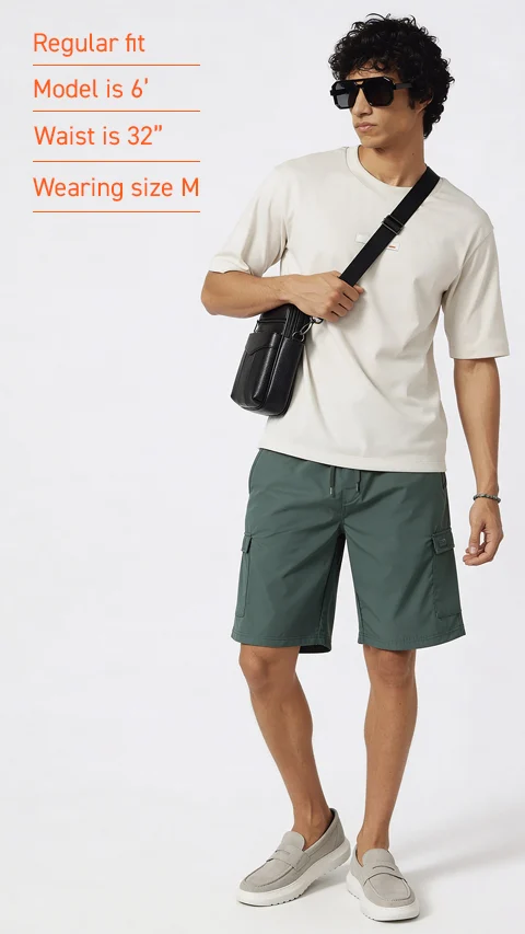 Araam Cargo Shorts Sage Green