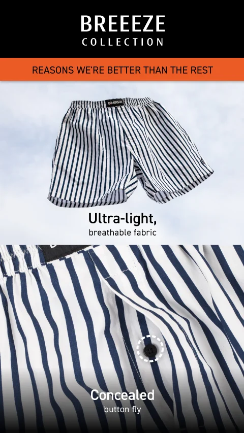 BREEEZE Ultra-light Boxer Shorts Black Puzzle
