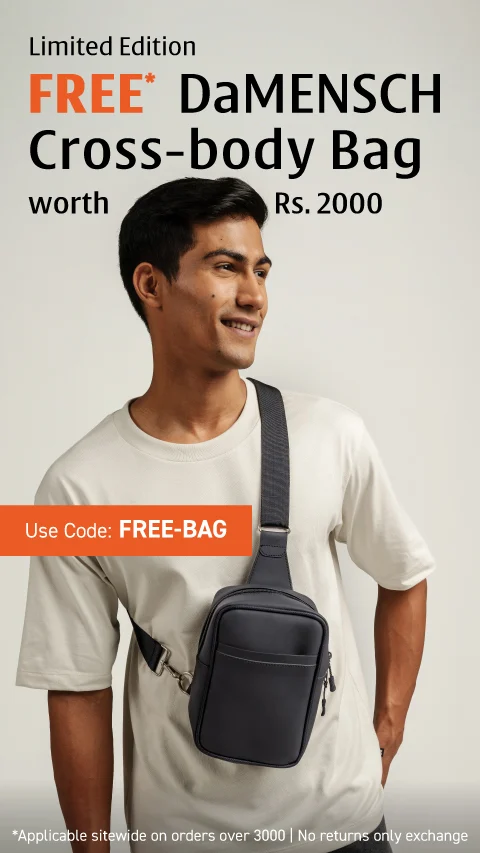 Free DaMENSCH Cross Body-Bag worth Rs. 2000