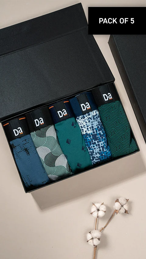 The Weekday Deo-Cotton Trunks Box C (Set of 5)