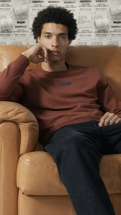 ReNEWd Classic Sweatshirts Autumn Red