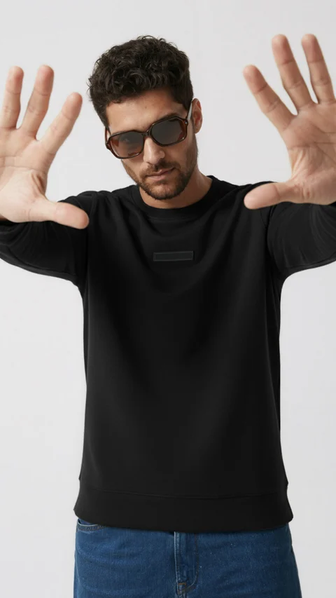 ReNEWd Classic Sweatshirts Eclipse Black