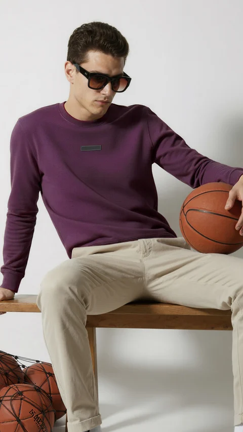 ReNEWd Classic Sweatshirts Misty Plum